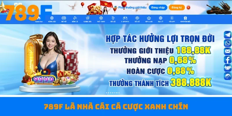 789F là nhà cái cá cược xanh chín