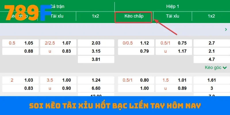 Soi kèo tài xỉu hốt bạc liền tay hôm nay
